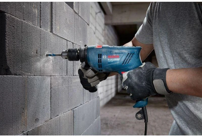 Elektrinis smūginis gręžtuvas Bosch GSB 600; 600 W