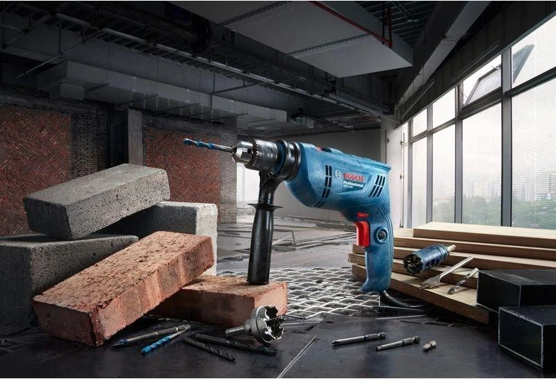 Elektrinis smūginis gręžtuvas Bosch GSB 600; 600 W