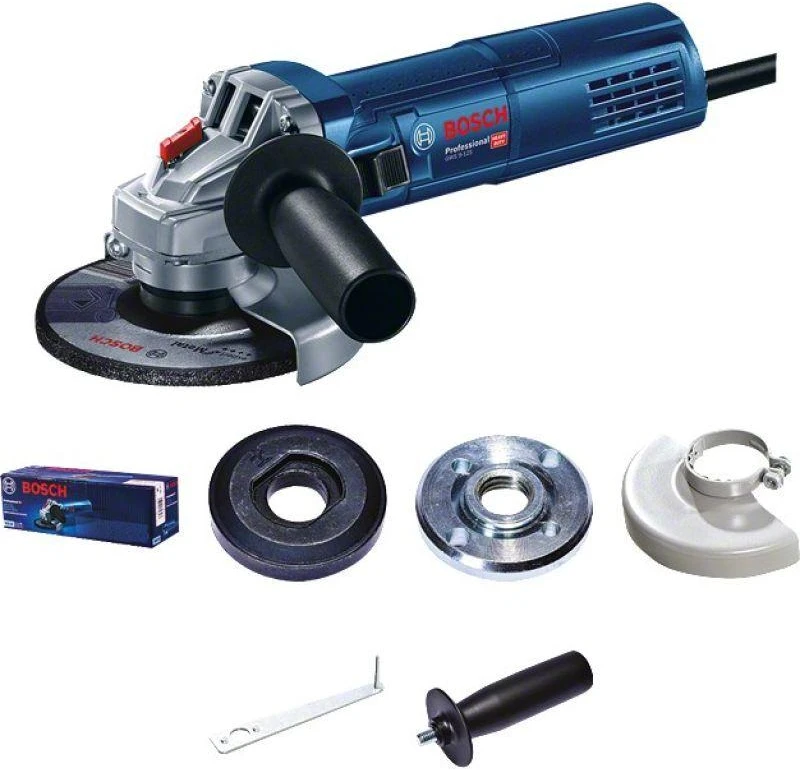 Kampinis šlifuoklis Bosch GWS 9-125 Professional; 900 W