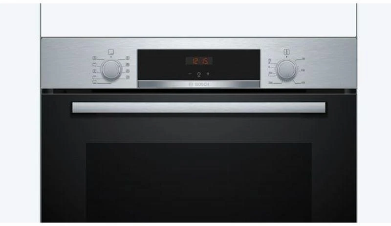 Bosch Serie 4 HBA514BS3 orkaitė 71 L 3400 W Juodas, Nerūdijantis plienas