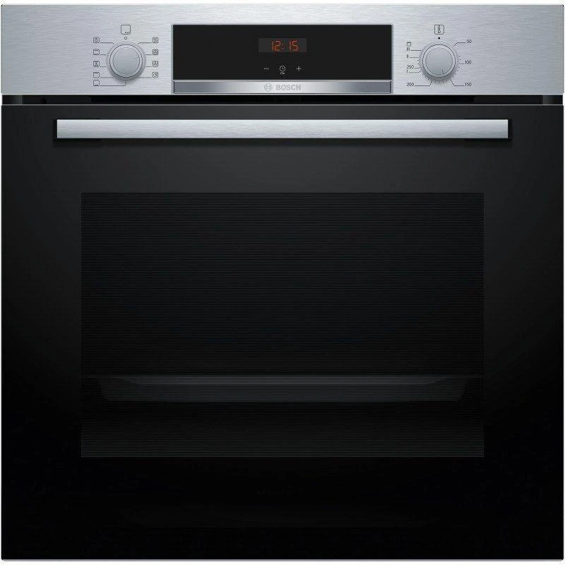 Bosch Serie 4 HBA514BS3 orkaitė 71 L 3400 W Juodas, Nerūdijantis plienas