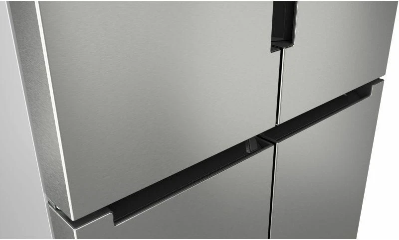 Bosch Serie 4 KFN96VPEA side-by-side šaldytuvas Freestanding 605 L E Nerūdijantis plienas