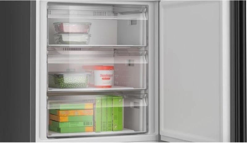 Bosch Serie 6 KGN39LBCF fridge-šaldiklis Freestanding 363 L C Juodas