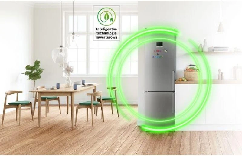 Bosch Serie 6 KGN39LBCF fridge-šaldiklis Freestanding 363 L C Juodas