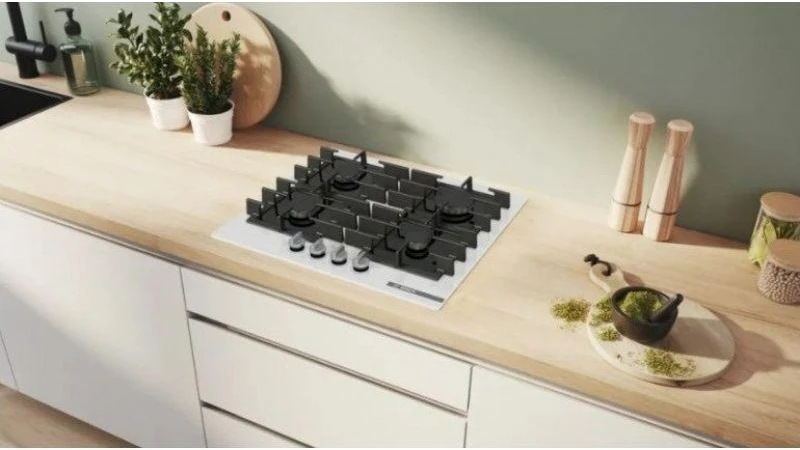 Bosch Serie 6 PPP6A2I40 Gas hob Baltas, Juodas