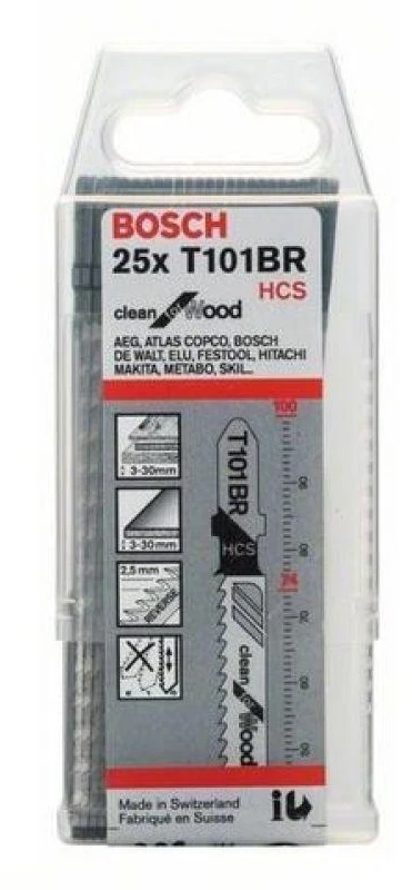 Bosch 25 siaurapj.pjūkleliai T 101 BR