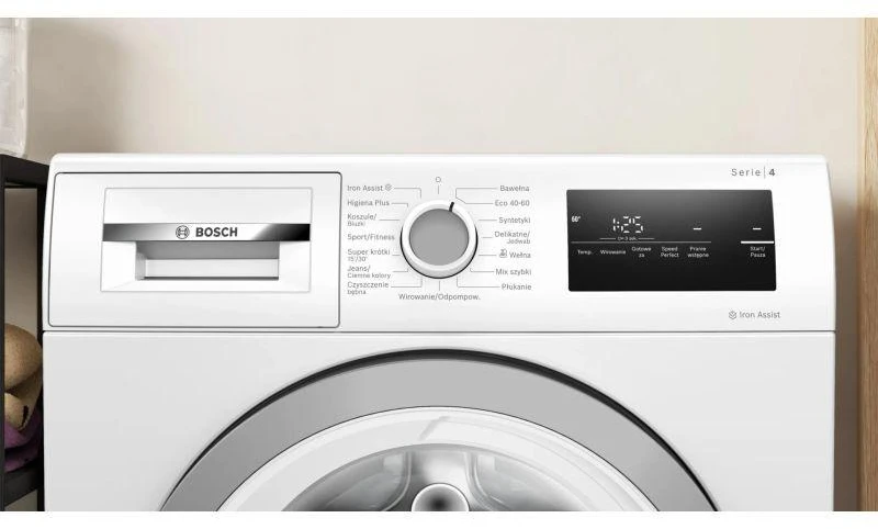 Bosch WAN2813APL Series 4 skalbimo mašina priekyje 8kg 1400 aps./min Baltas