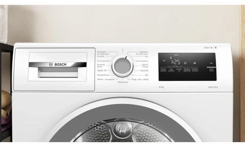 BOSCH WTH86277PL drabužių džiovyklė su šilumos siurbliu, 8kg Balta