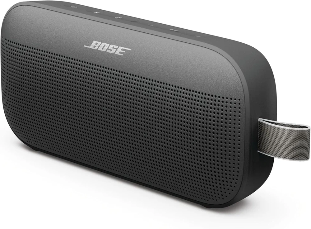 Bose nešiojamasis Bluetooth garsiakalbis SoundLink Flex, 2-osios kartos, IP67, juodas, 887612-0100