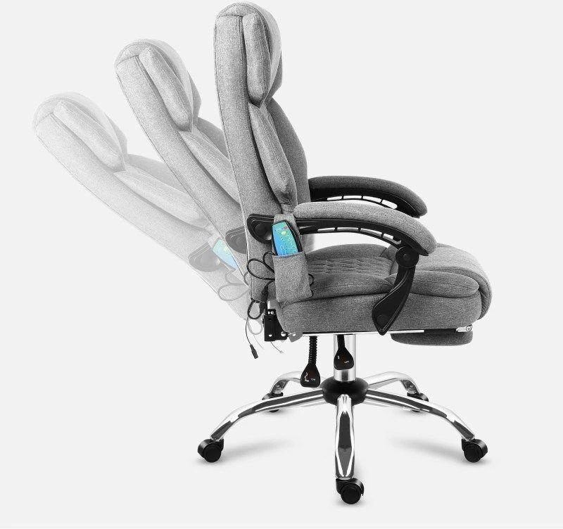 Biuro kėdė „Mark Adler Boss 6.0 Pilkas“, masažinė, pilka