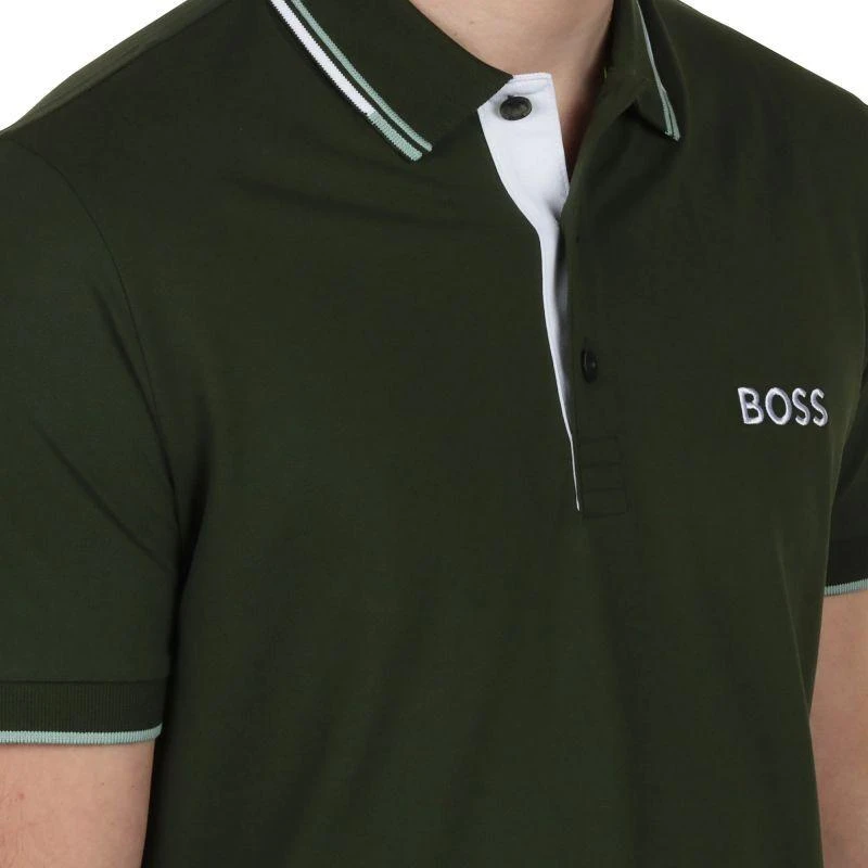 Boss Paddy Pro Atvirumo Žalias Polo Marškinėliai M 50469102-355