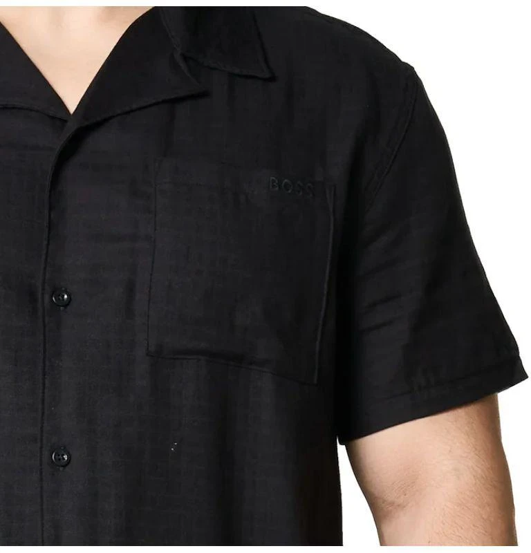 BOSS Vida_Shirt NERO Paplūdimio marškiniai (50540154-001)