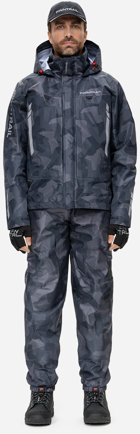 Braidymo striukė Finntrail ATHLETIC CamoShadowBlack 4024
