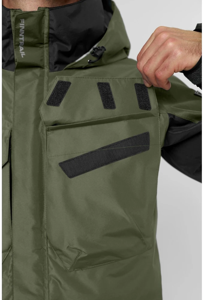 Braidymo striukė Finntrail COASTER Khaki 4023, Dydis: S