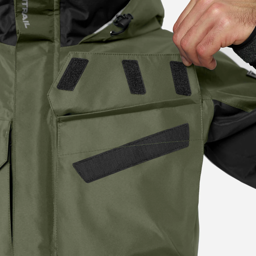 Braidymo striukė Finntrail COASTER Khaki 4023, Dydis: S
