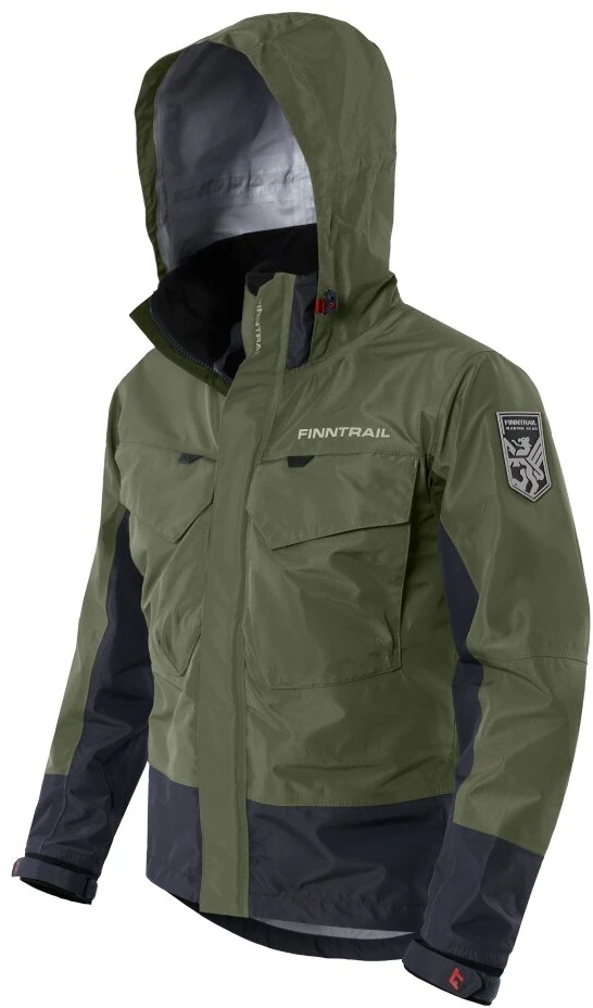 Braidymo striukė Finntrail COASTER Khaki 4023, Dydis: S