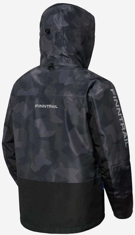 Braidymo striukė Finntrail GREENWOOD CamoShadowBlack 4021, Dydis: S