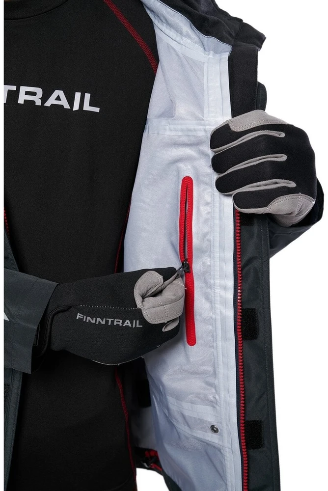 Braidymo striukė Finntrail GREENWOOD Pilkas 4021, Dydis: S