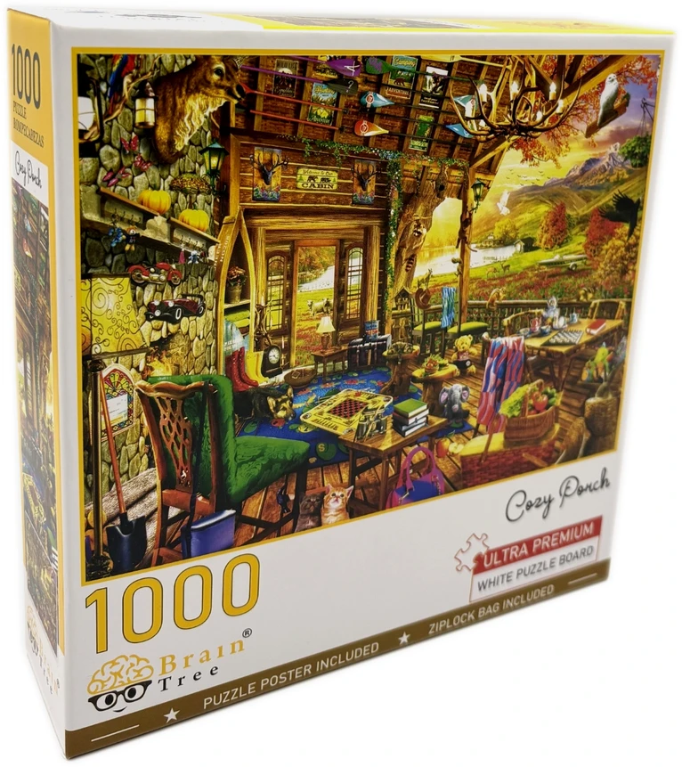 Brain Tree Games Brain Tree dėlionė, Jauki veranda, 1000 det.
