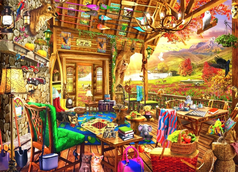 Brain Tree Games Brain Tree dėlionė, Jauki veranda, 1000 det.