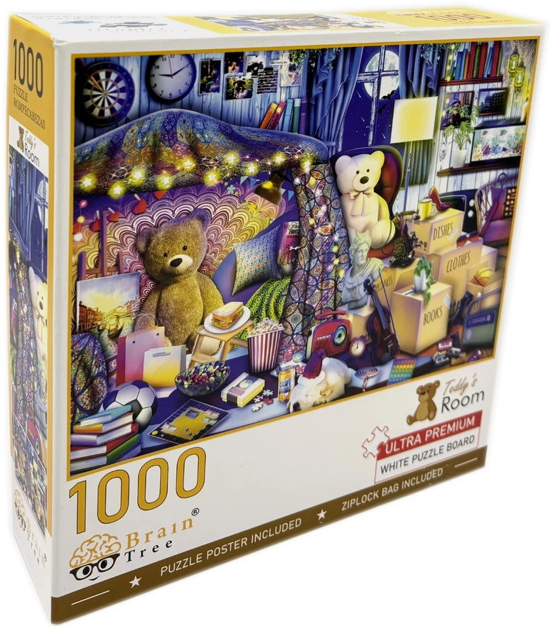 Brain Tree Games Brain Tree dėlionė, Meškiuko Tedžio kambarys, 1000 det.