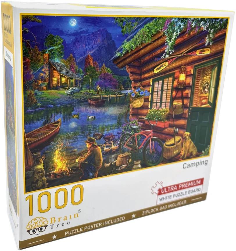 Brain Tree Games Brain Tree dėlionė, Stovyklavimas, 1000 det.