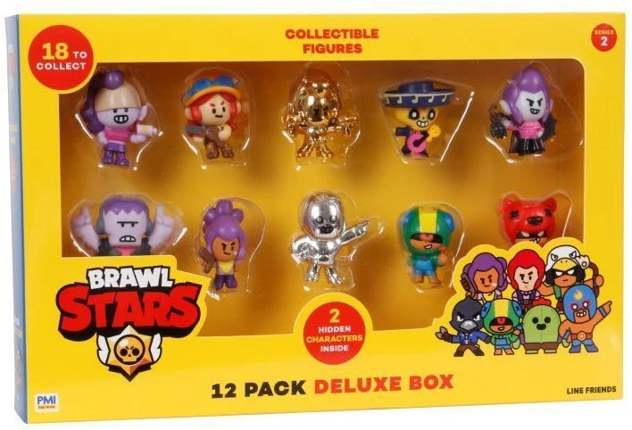 Pmi Kids World BRAWL STARS S2 FIGŪRĖLĖS - 12 PRABANGIŲ DĖŽUTĖ