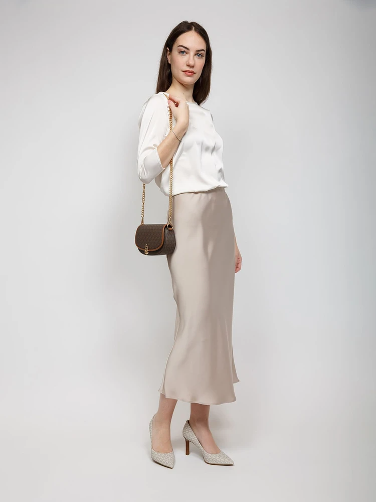 Brązowa listonoszka Michael Kors 35F5GIMC1B su PVC