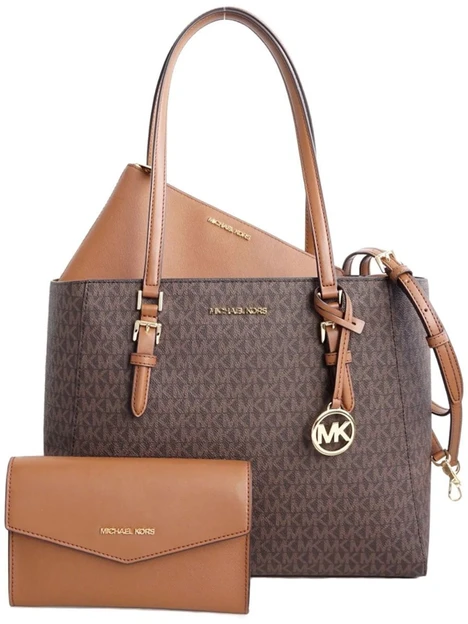 Brązowa torebka tote Michael Kors 35F3GCFT9T