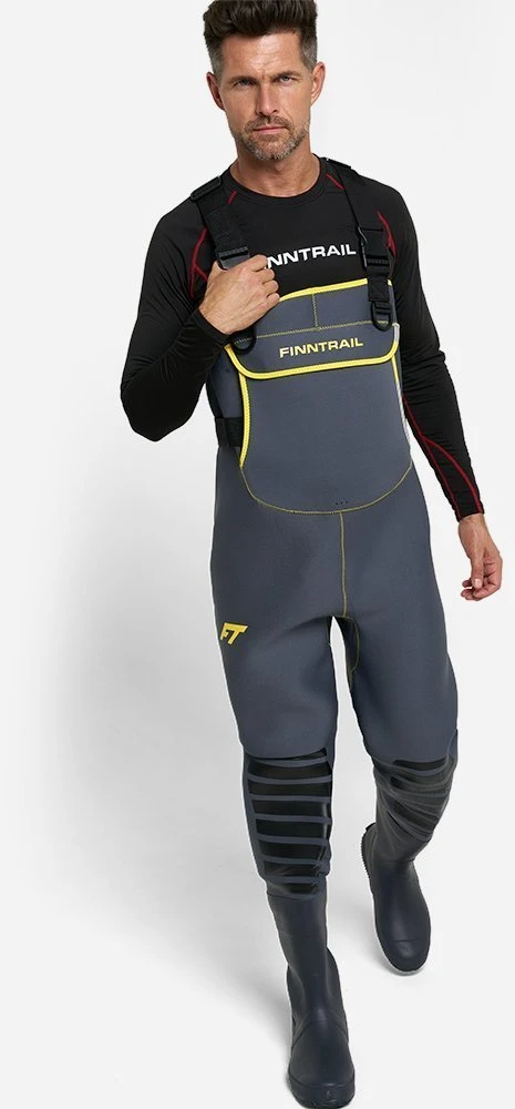Bridkelnės Finntrail BLACKWATER DarkGrey 5291, Dydis: XL, Dydis avalynė: 44