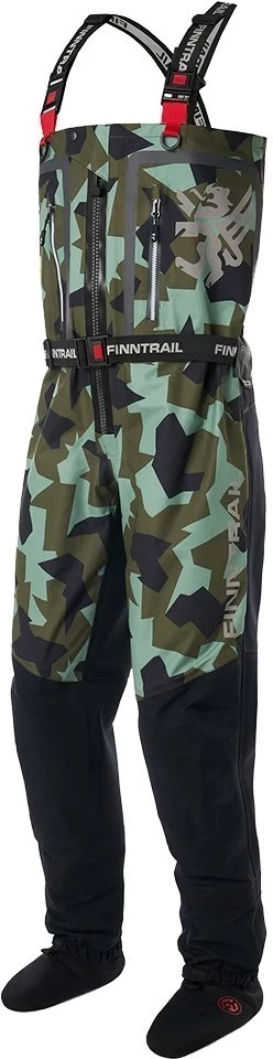 Bridkelnės Finntrail SPEEDMASTER-ZIP CamoArmy 1529
