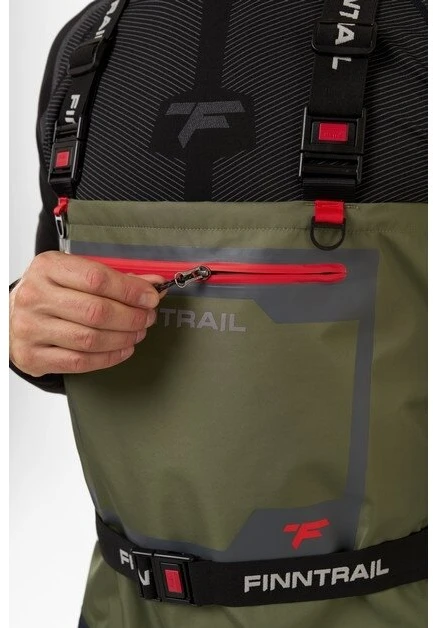 Bridkelnės Finntrail WADEMAN Khaki 1524, Dydis: S