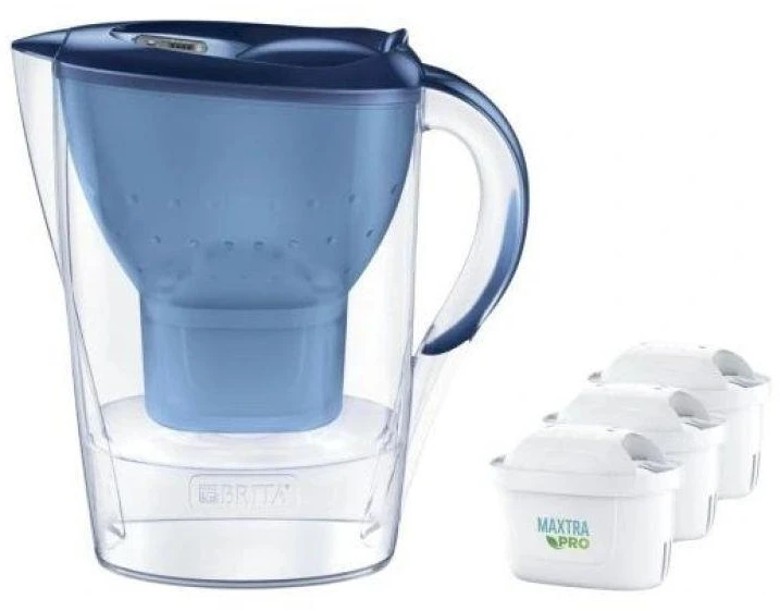 Filtravimo indas BRITA MARELLA 2.4 l, mėlynas + 3 Maxtra Pro filtrai