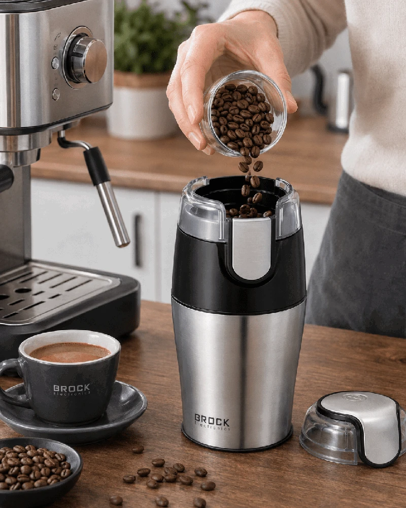 Brock CG 4050 SS kavamalė, 150 W, nerūdijančio plieno