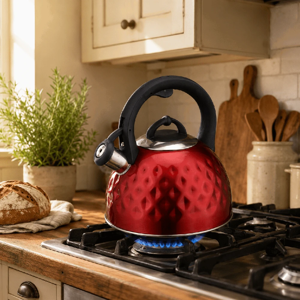 Brock La Cuisinette MWK 001 RD virdulys, 2,5 l, raudonas