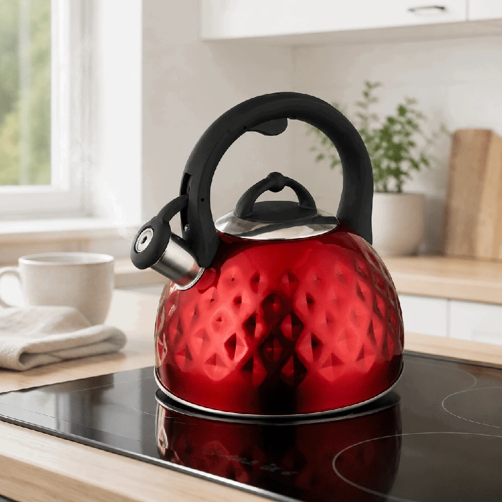 Brock La Cuisinette MWK 001 RD virdulys, 2,5 l, raudonas