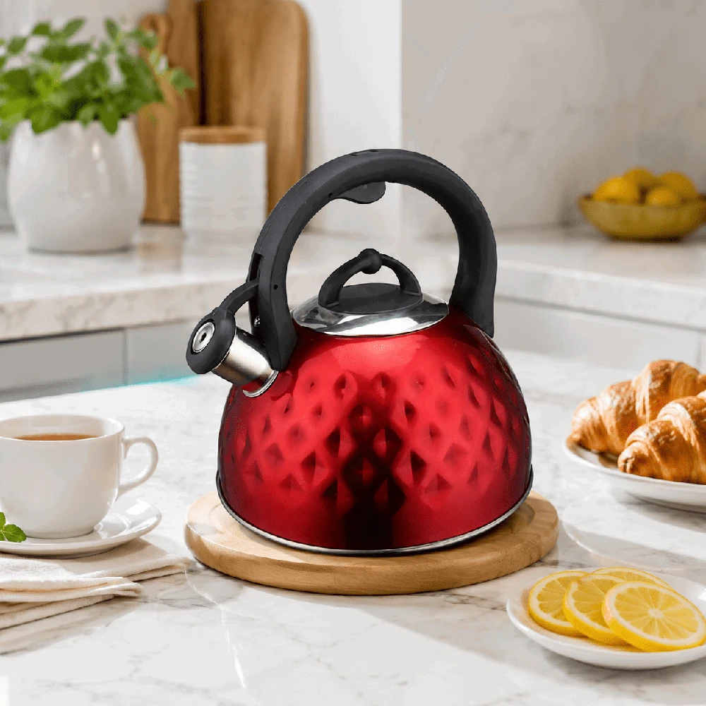 Brock La Cuisinette MWK 001 RD virdulys, 2,5 l, raudonas