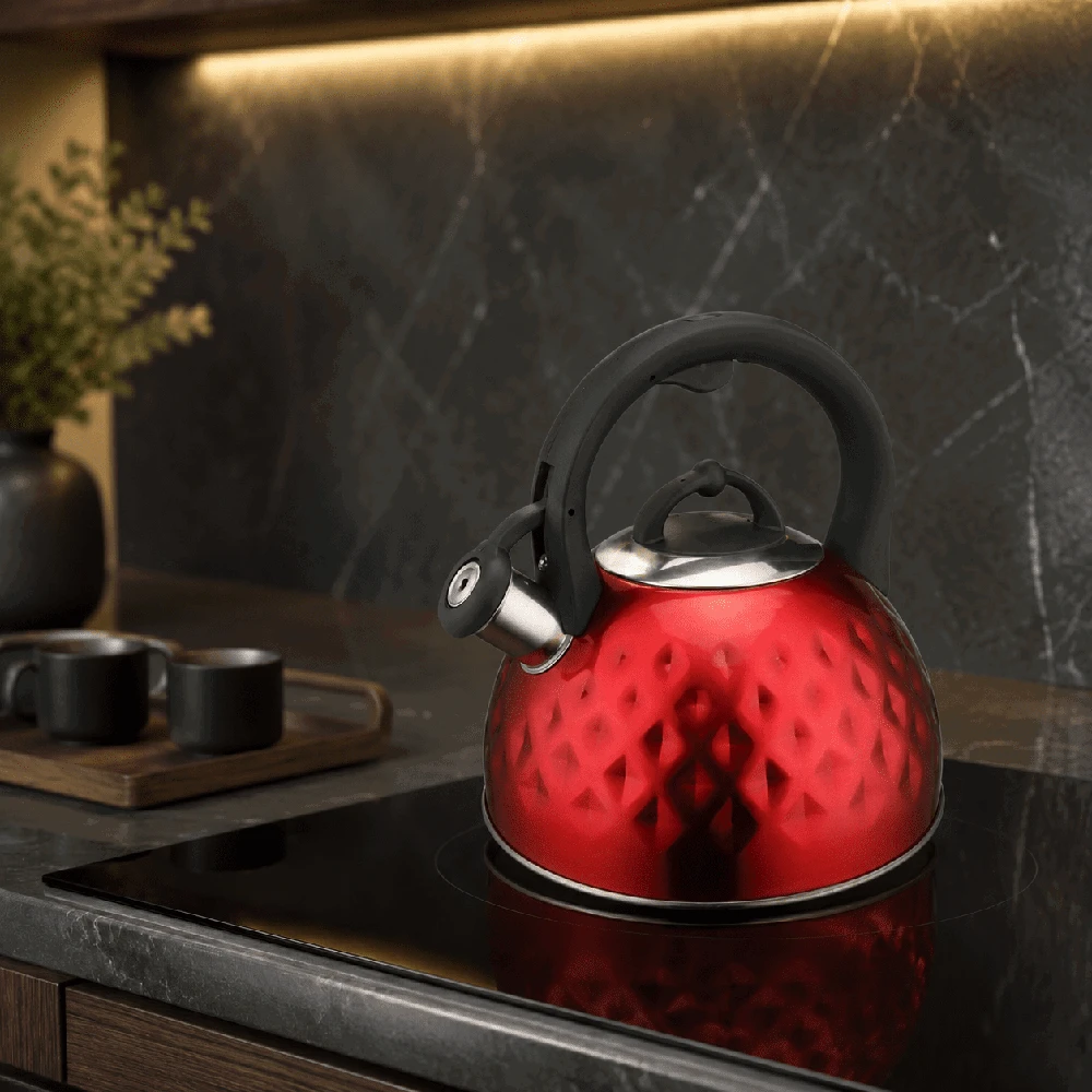 Brock La Cuisinette MWK 001 RD virdulys, 2,5 l, raudonas
