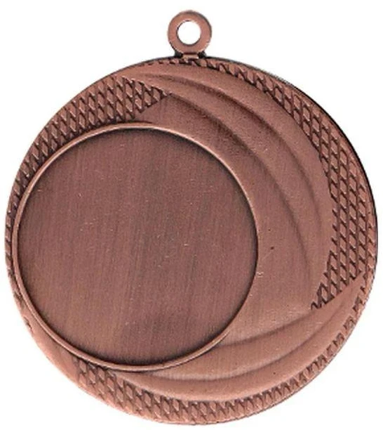 Bronzinis medalis bendras su vieta emblemai 25 mm plienas