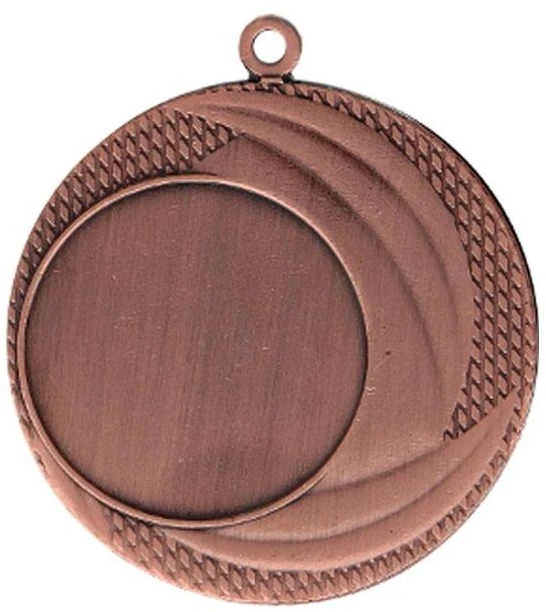 Bronzinis medalis bendras su vieta emblemai 25 mm plienas