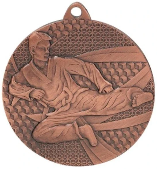 Bronzinis medalis - karatė - plieno medalis