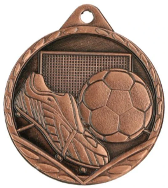 Bronzinis plieno medalis - Futbolas