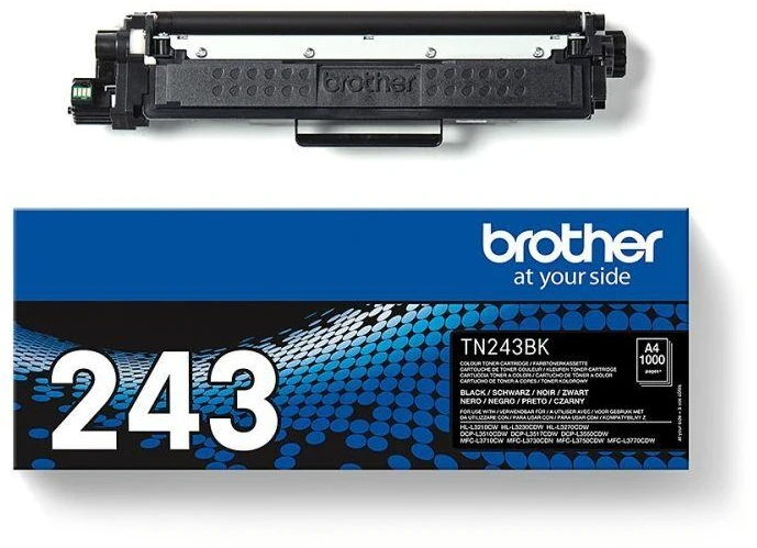 BROTHER TN-243BK Juodas Tonerio Kasetė, Išeiga 1000 Puslapių