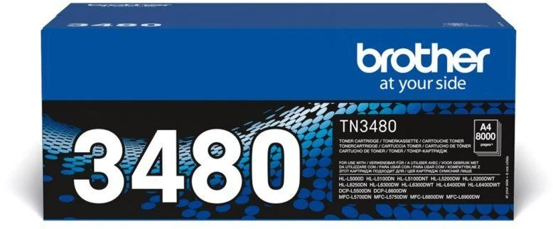 BROTHER TN-3480 TONERIS Juodas 8000P