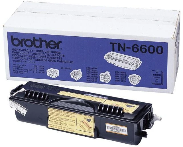 Brother TN-6600 (TN6600), juoda kasetė