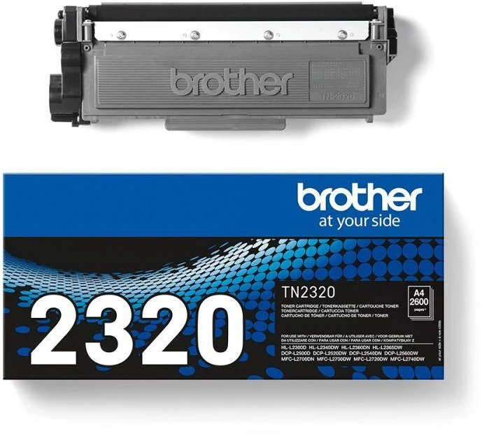 Brother TN-2320 | Toneris Cartridge | Juodas
