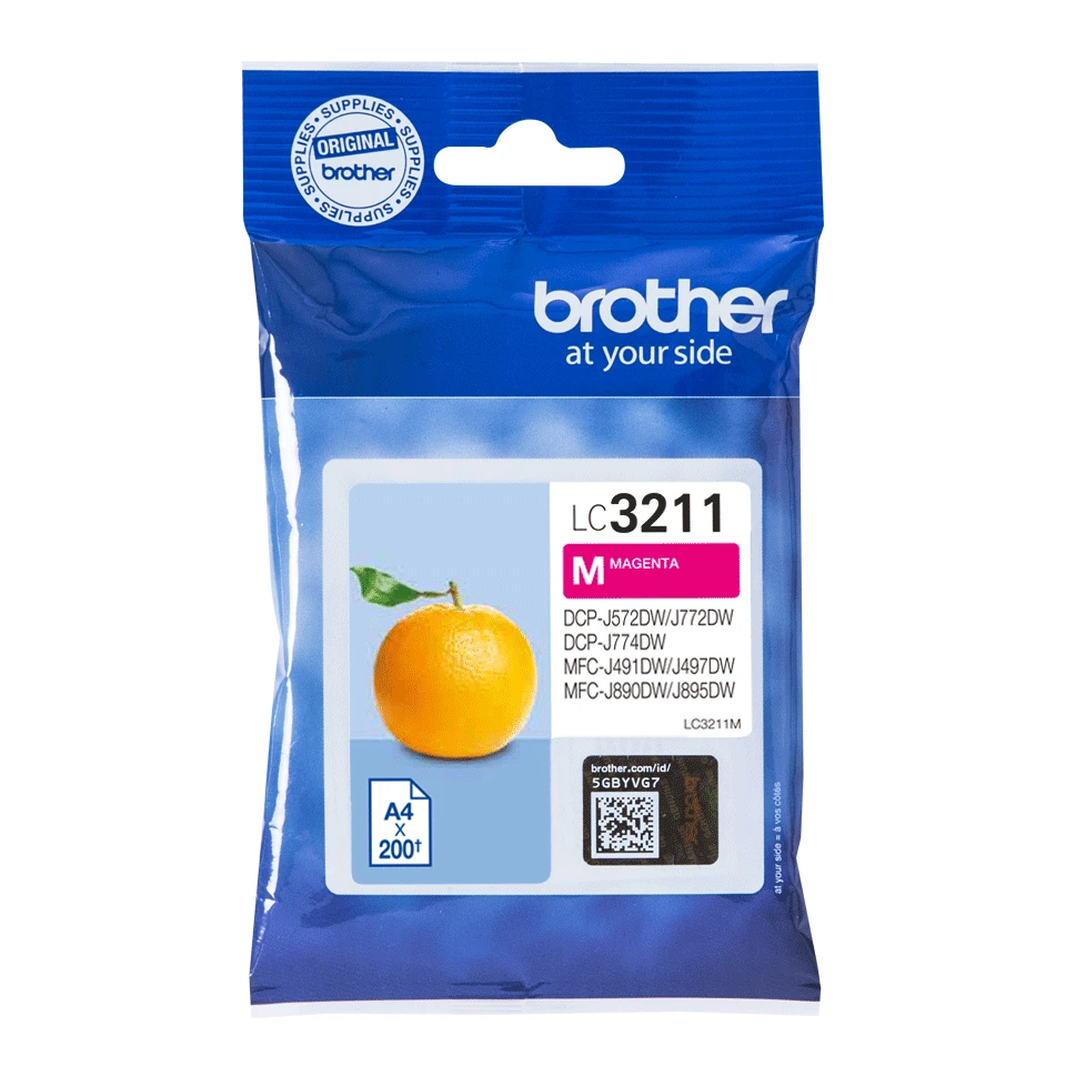 BROTHER LC3211M TONERIS MAGENTA 200P