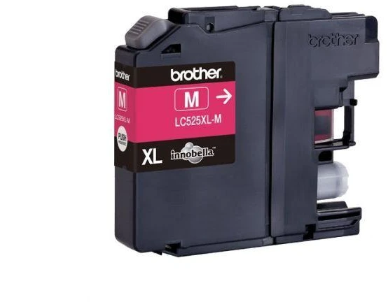 Brother LC-525XLM kasetė rašaliniams spausdintuvams, tinka DCP-J100/J105, MFC-J200, Magenta 1300 psl