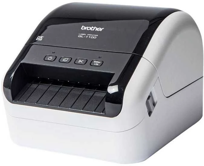 BROTHER QL-1100C stalinis etikečių termospausdintuvas, USB, 10,36 cm
