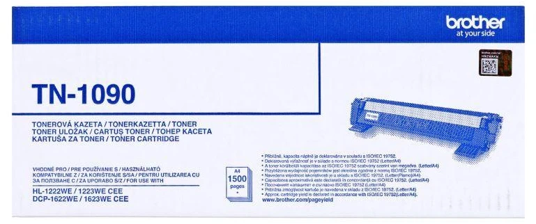 Brother TN-1090 kasetė lazeriniams spausdintuvams, Juoda (1500 psl)